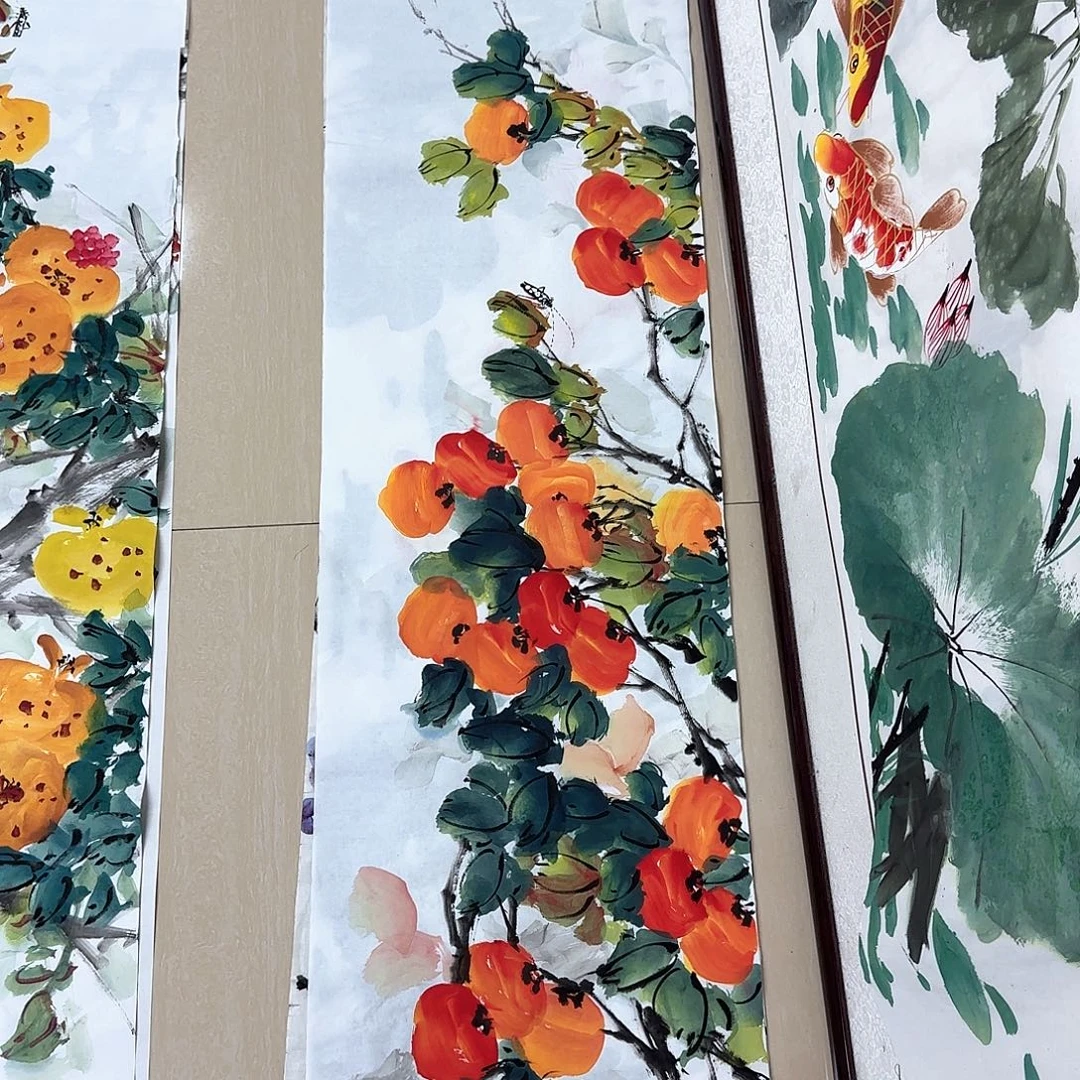 国画国画作品展。国画