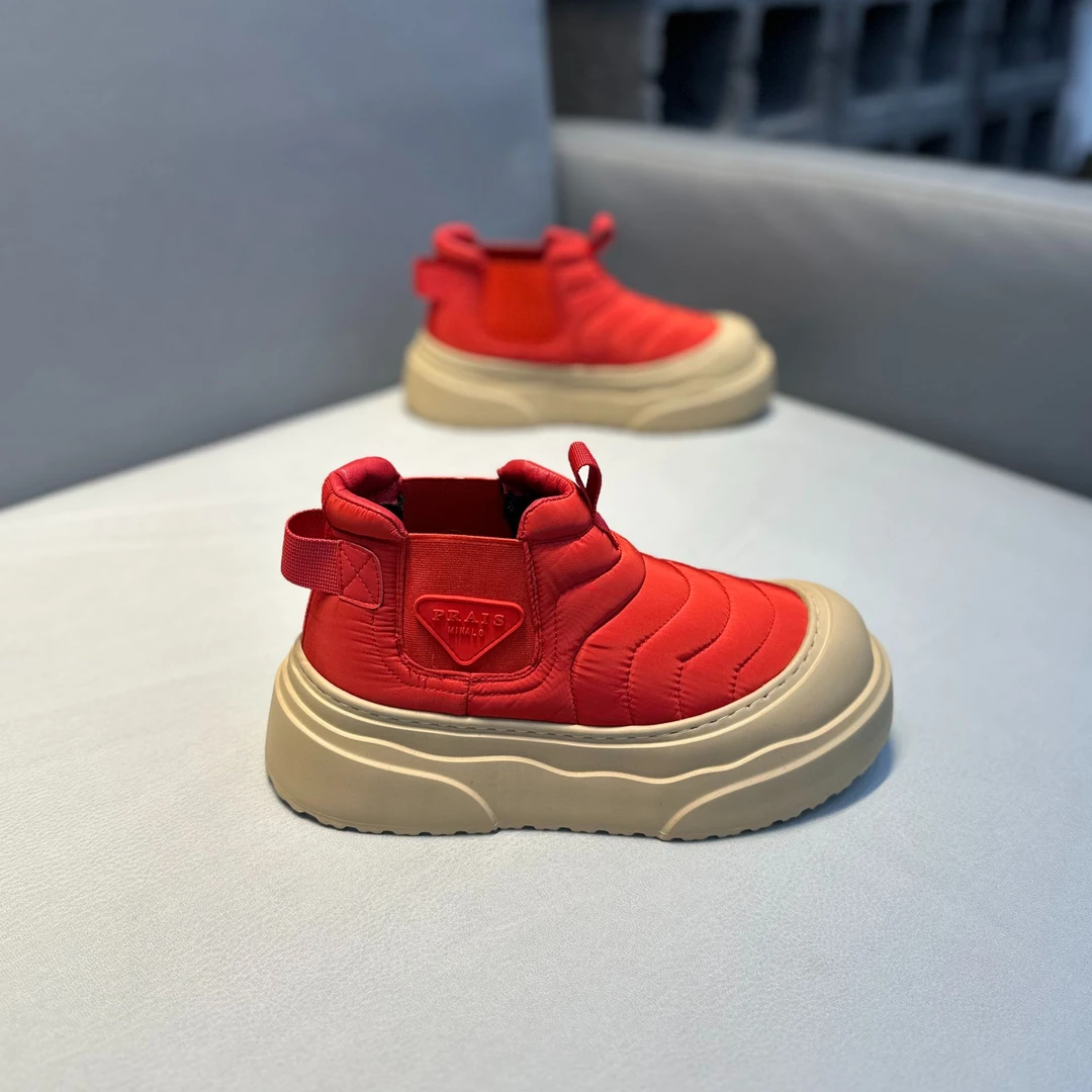 一脚蹬冬季男士单棉同款雪地靴时尚潮流加绒保暖高帮棉鞋休闲潮鞋