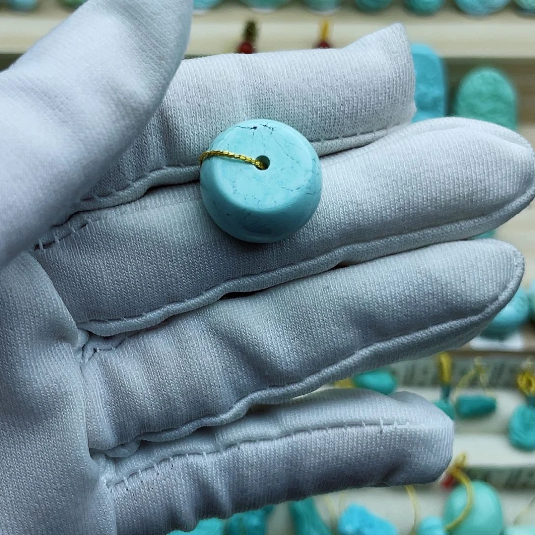 未镶嵌绿松石珠宝半成品