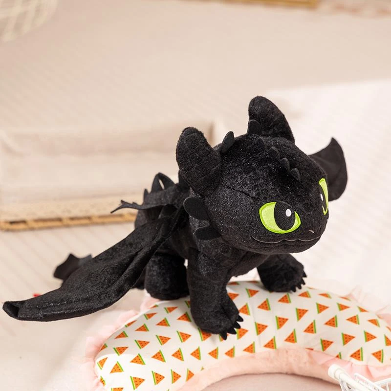 正版驯龙高手无牙仔夜煞玩偶挂件环球影城毛绒玩具钥匙扣包包挂饰