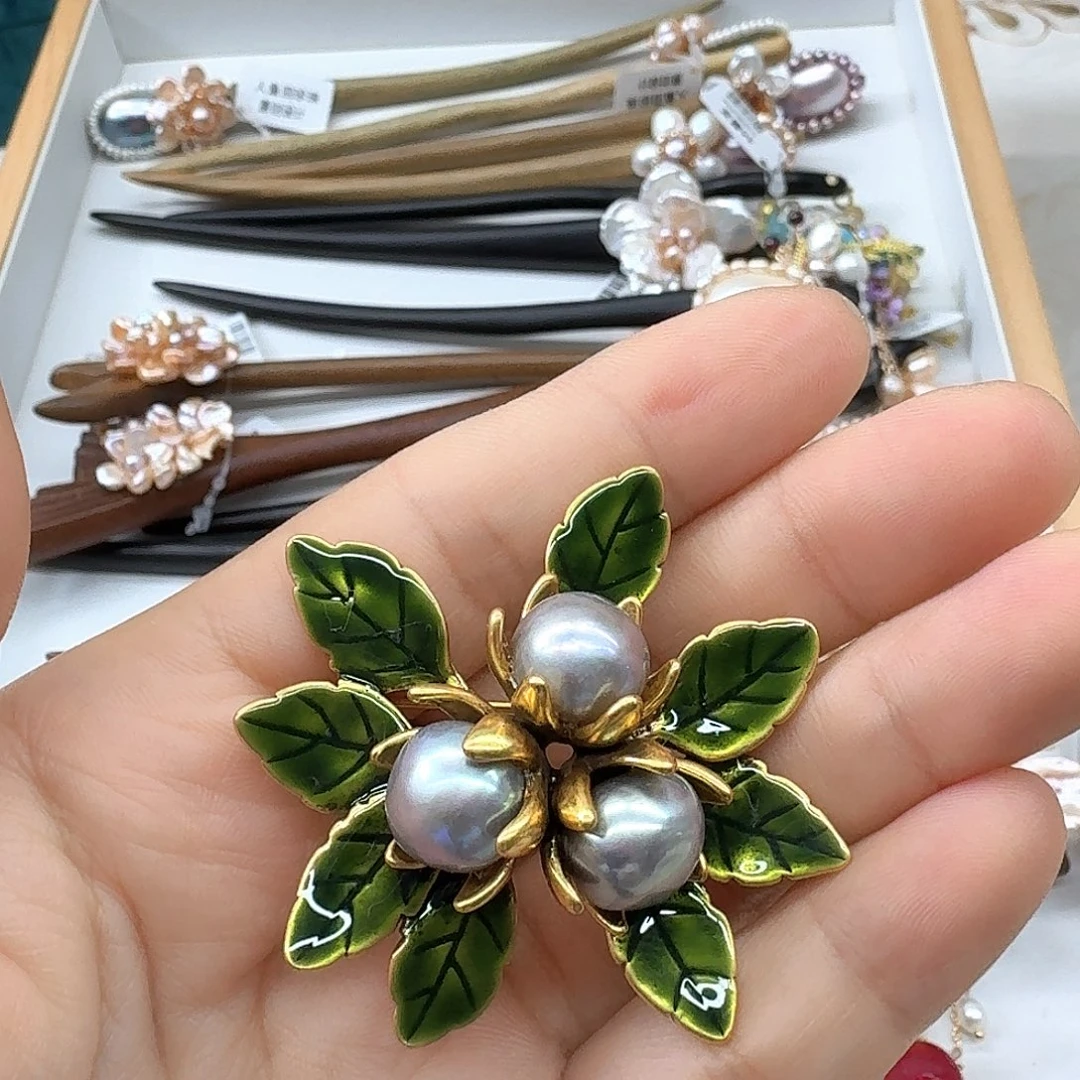 兔****未镶嵌淡水珍珠发饰