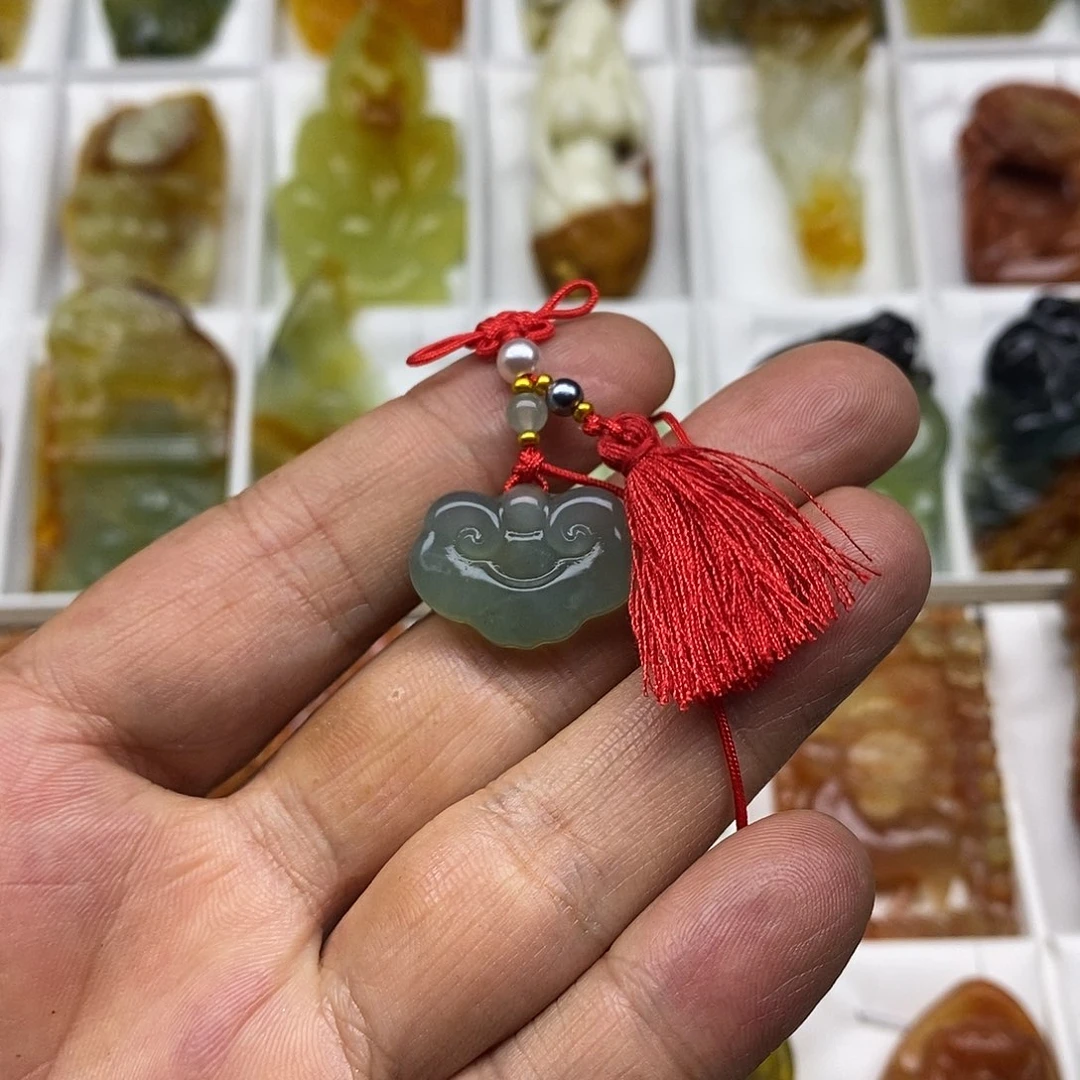 未镶嵌蛇纹石玉手链