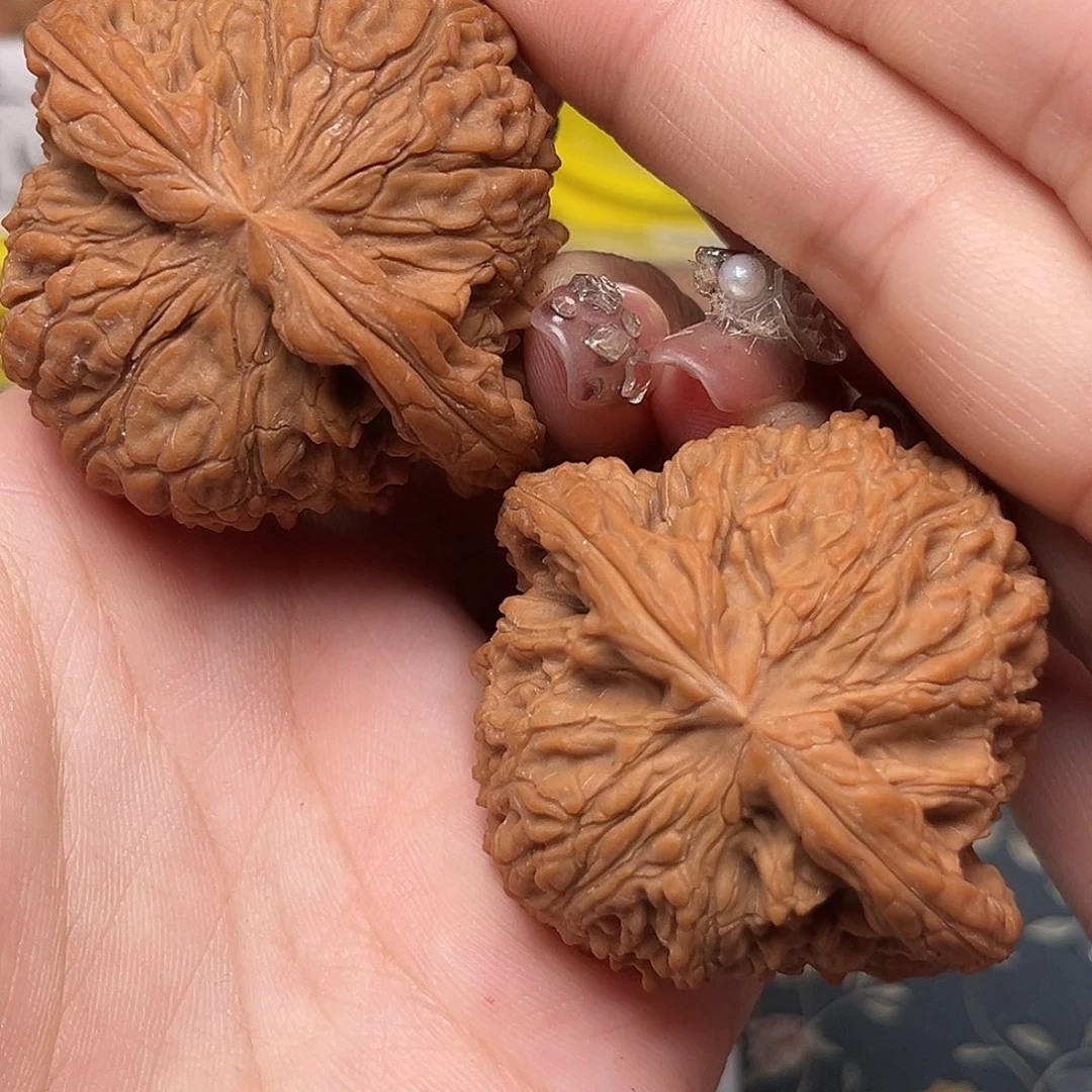 富***黄把件文玩核桃49-29775-02