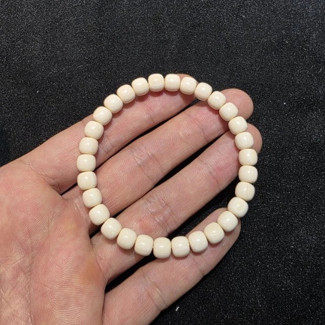 【曹掌柜精选】12 G04793-猛犸手串（老型）-多样性发其一-7*6mm