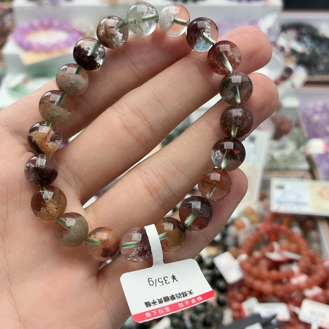 水晶手链未镶嵌S029四季幽灵单圈9.7m