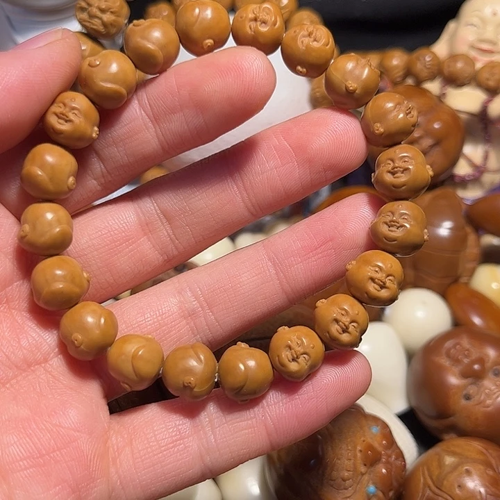 橄榄核手串/手链猴头开心