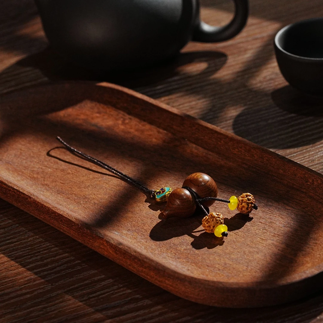 【睿泽鉴宝】花梨葫芦小葫芦吊坠  28*16  KT0570041