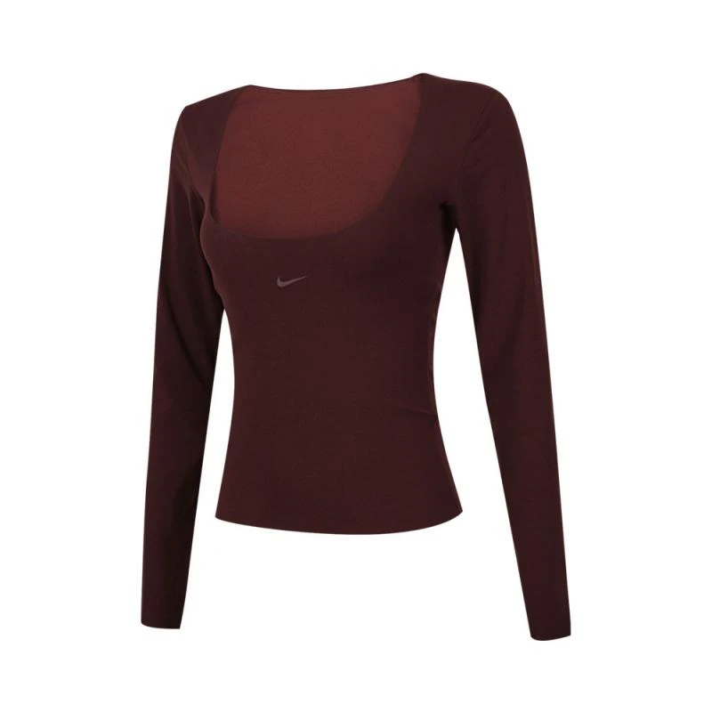 NIKE耐克女子AS W NK ZENVY DF LS TOP NV无领长袖T恤HV3540-652