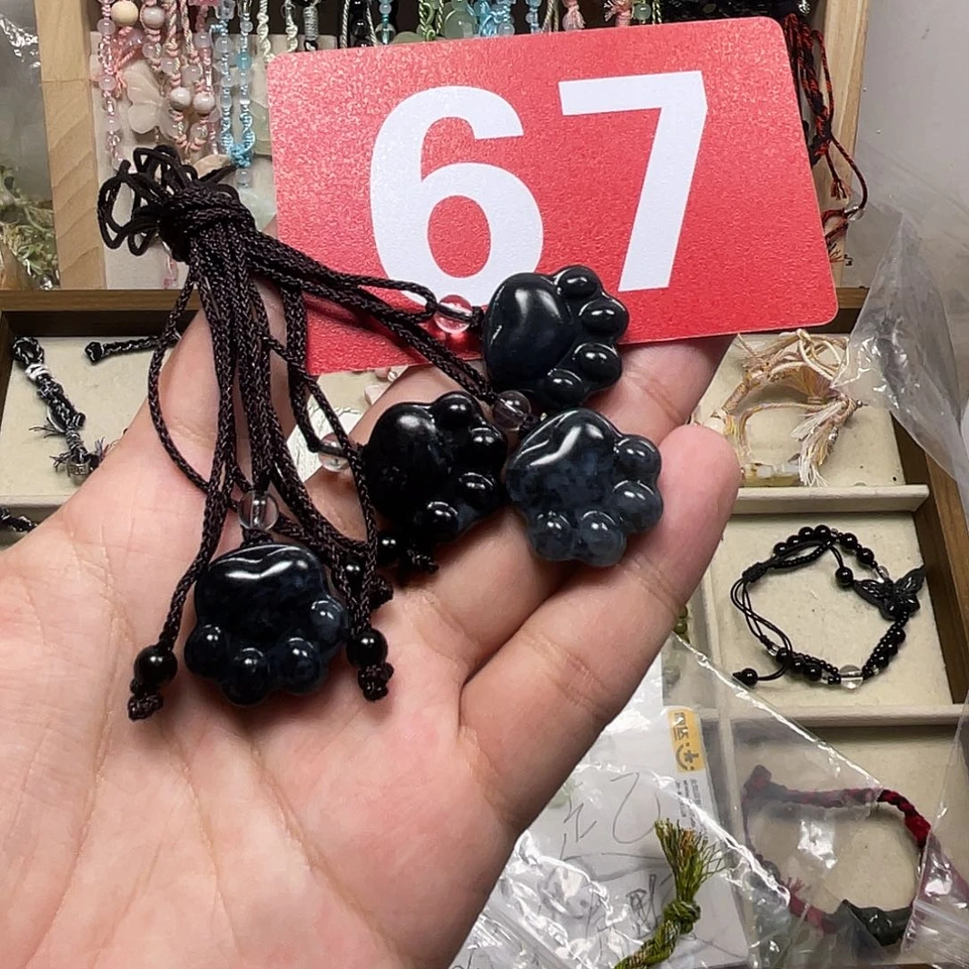 蛇纹石玉合金颈饰