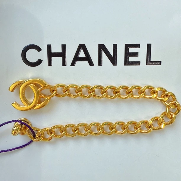 95新 Chanel/香奈儿 Chanel vintage香奈儿中古书包扣手链