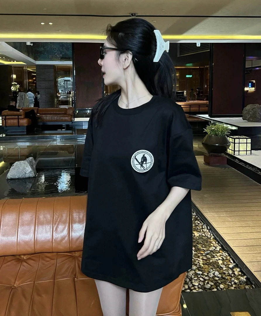 95新 DIOR/迪奥  yy三二四 棉 滑雪logo短袖 s码