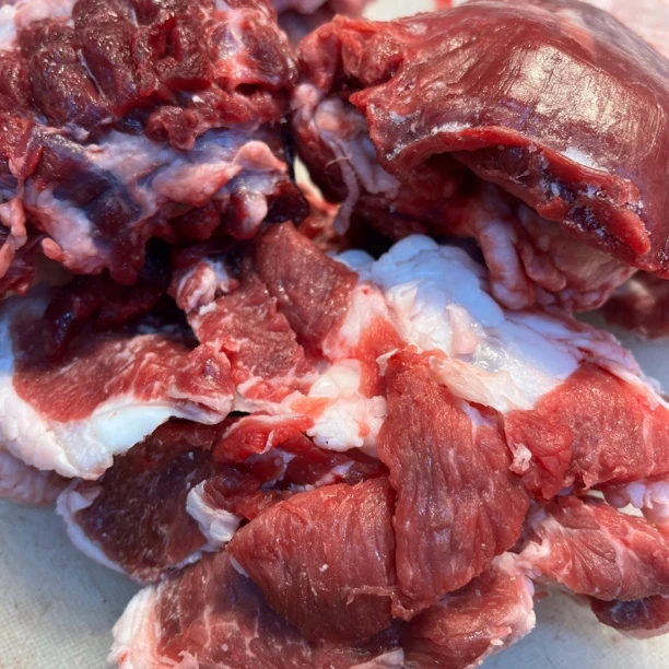 【4斤大块牛肉】牛腩牛肋条牛排尾巴根修边下来的牛肉
