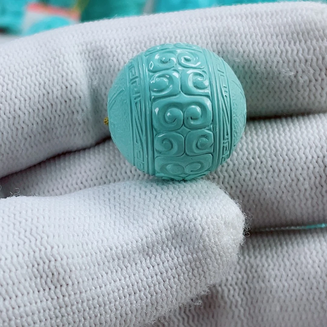 未镶嵌绿松石车挂