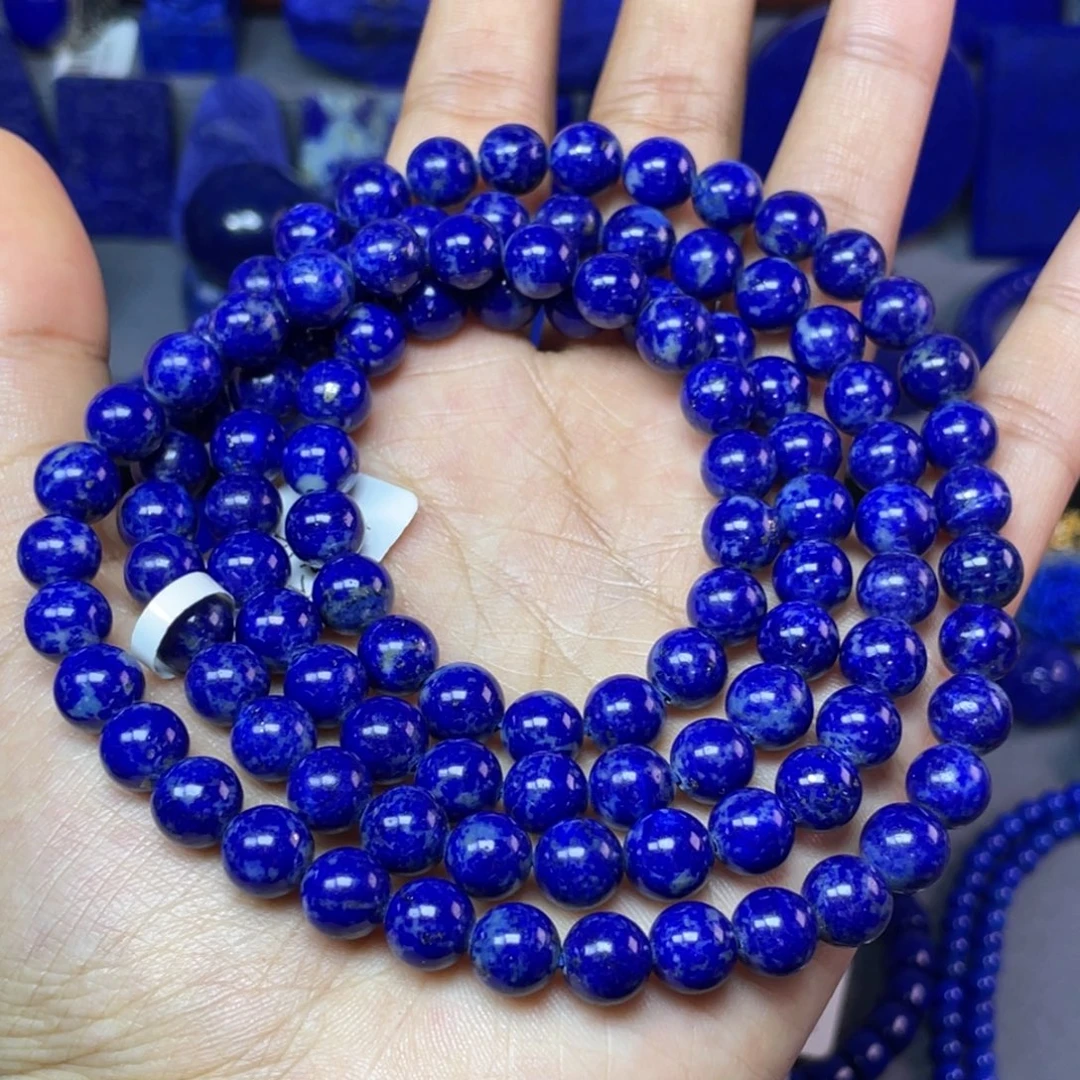 青金石未镶嵌8mm108项链