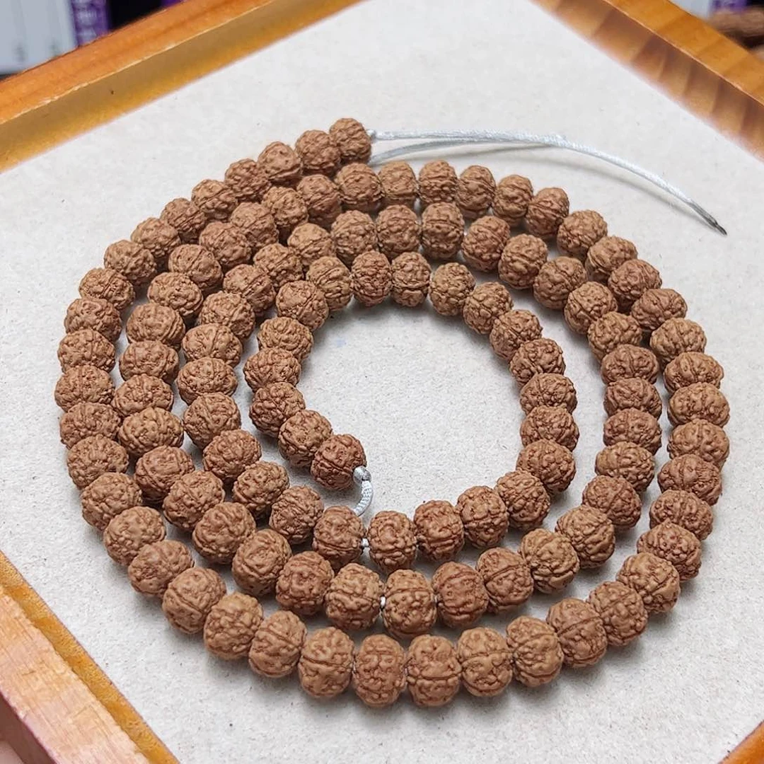 原皮色树王长串108颗