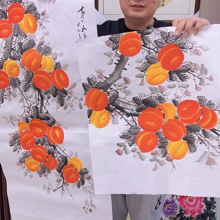 国画国画作品纯手绘作品