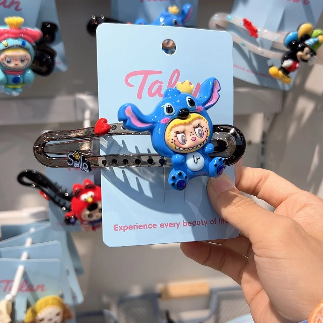 皮质铁合金懒人夹