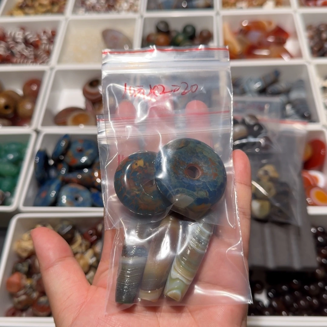 未镶嵌玛瑙/玉髓珠宝半成品