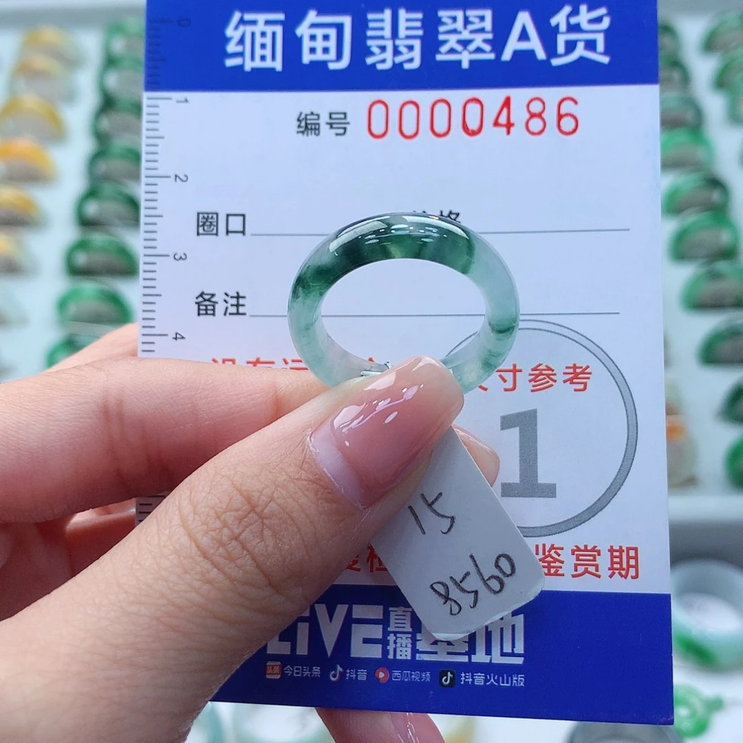 未镶嵌戒圈翡翠15号