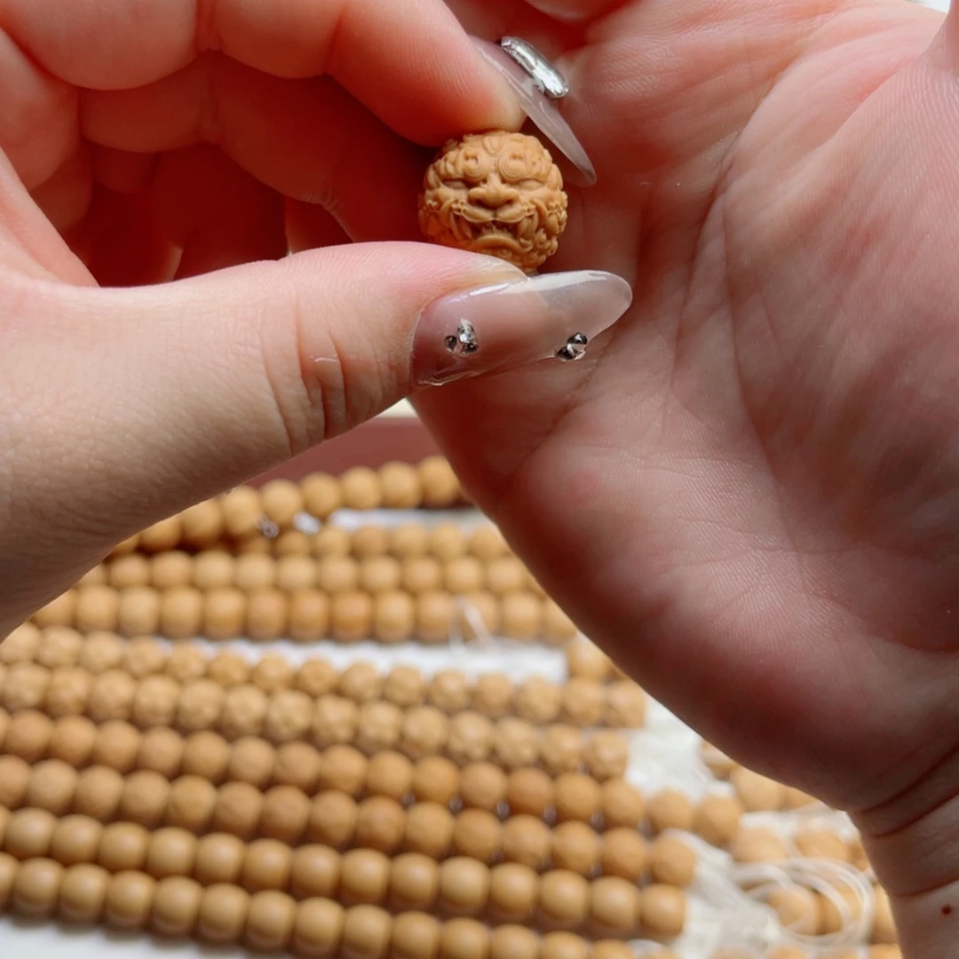 核桃手串/手链境界猴头雕刻唐狮单颗福利