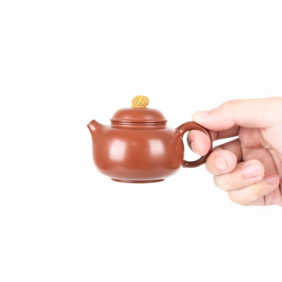 松果容天壶约110ml广西坭兴陶全手工茶具