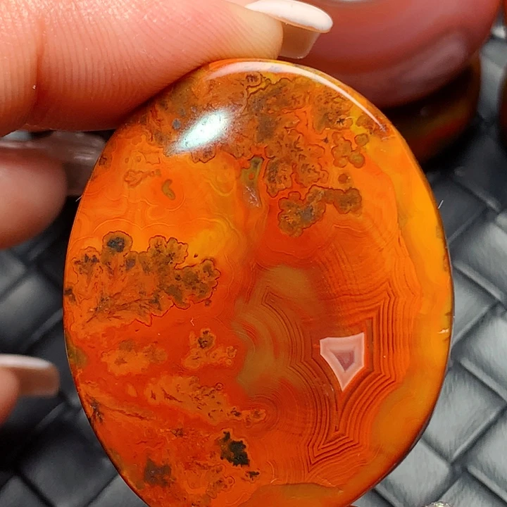 玛瑙/玉髓颈饰足银镀金镶嵌幽***1