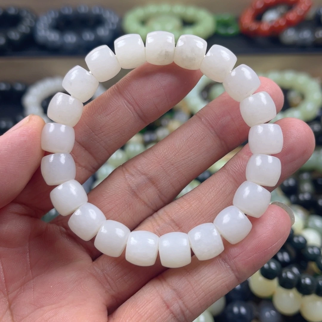 和田玉手串未镶嵌