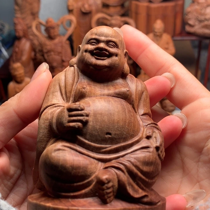 檀香木把件老山檀香瑕疵