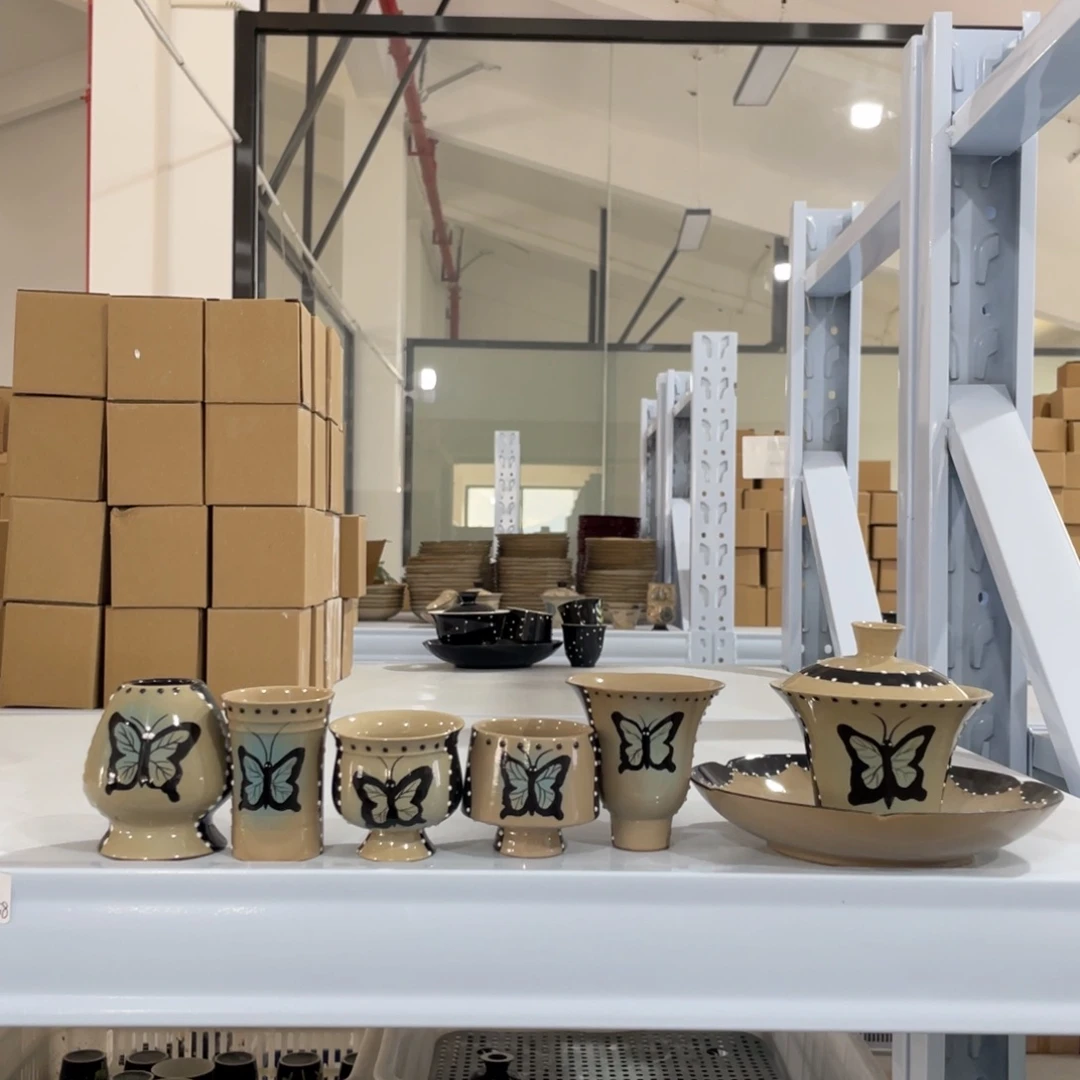 手绘套组珍珠蝴蝶