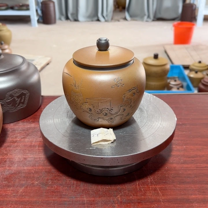 紫砂茶叶罐。。。。。。。。。。。