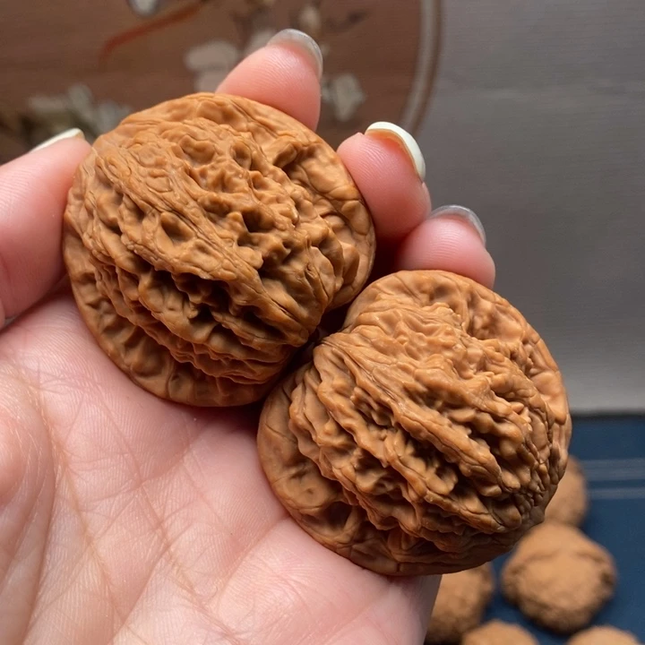 把件文玩核桃8麦穗虎头43
