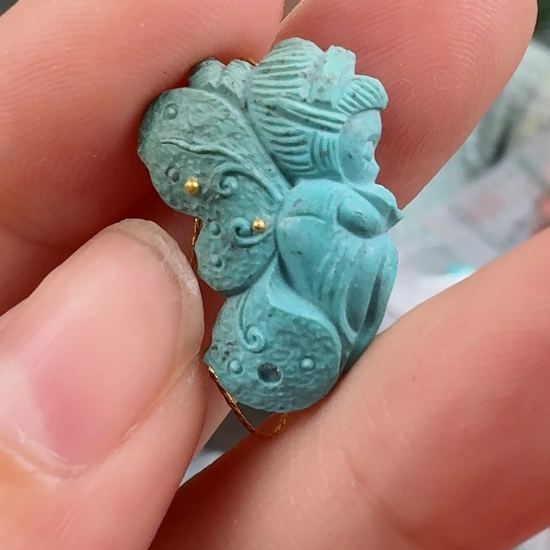 绿松石珠宝奇石未镶嵌