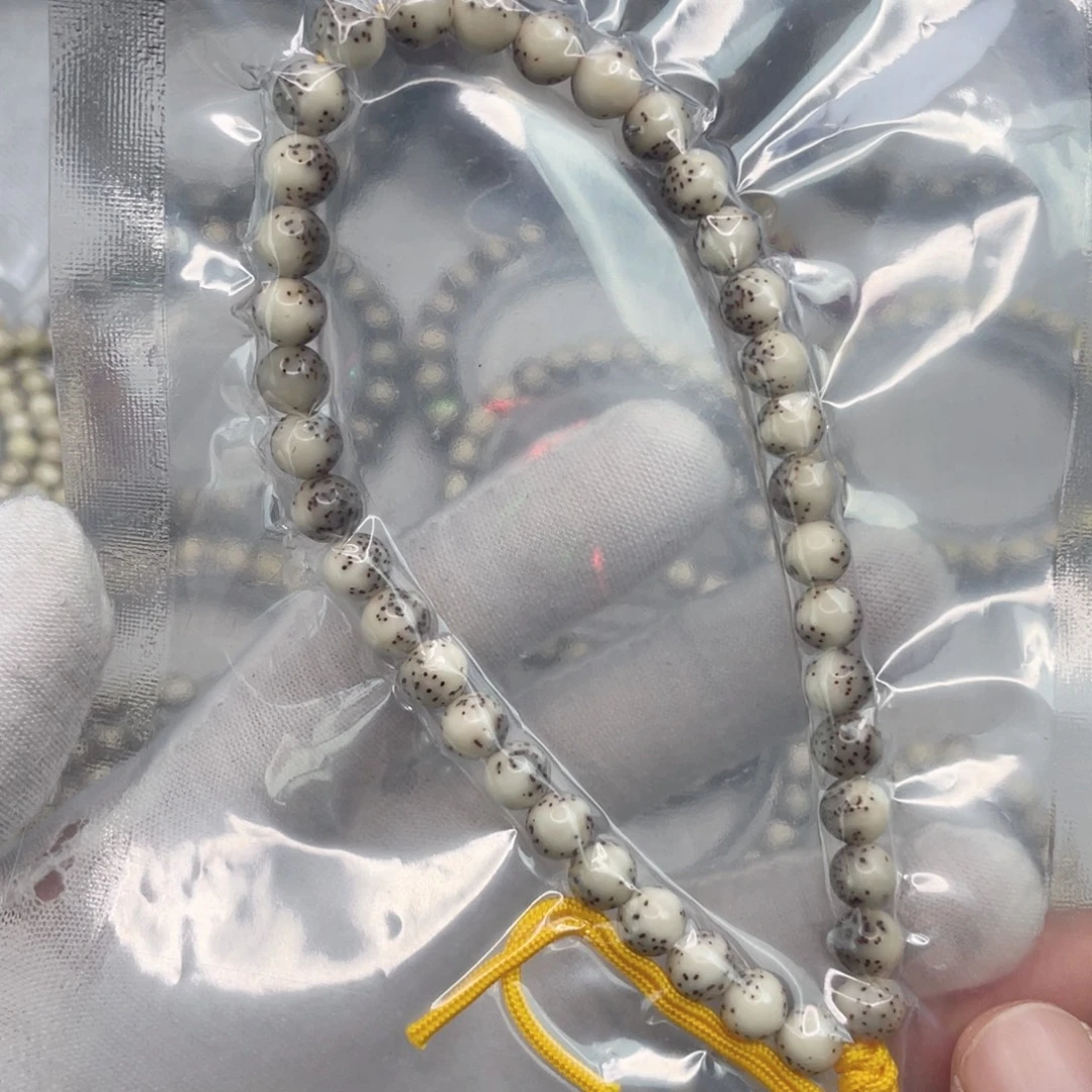 小***孩星月菩提手串卡7大留白手持针尖星