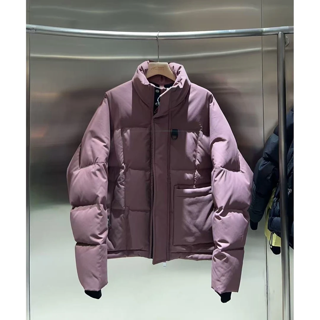 R14 潮牌简约休闲时尚工装风男羽绒服