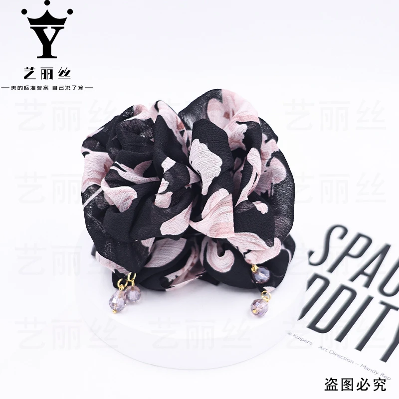 艺丽丝 东方之珠甜美气质百搭款[十里桃花]8cm 丸子夹YL953