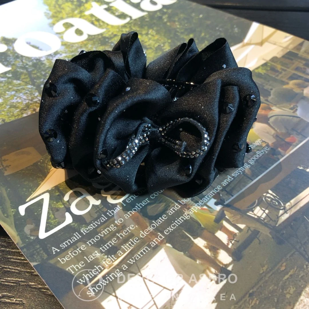 【现货 福利款】韩国减龄洋气蝴蝶结丸子夹C3-7-XP107