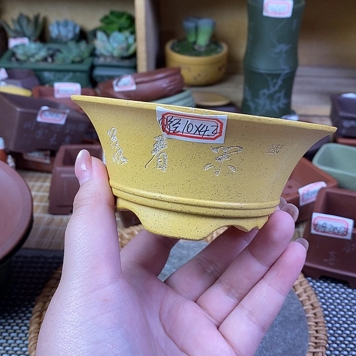 手工艺品琉璃宜兴紫砂精品花盆