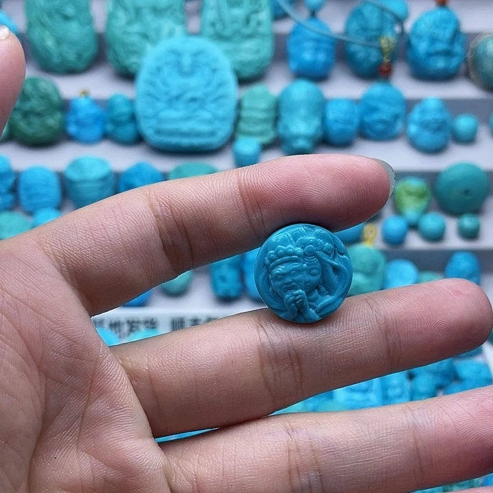 未镶嵌绿松石珠宝奇石