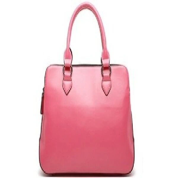 10多口袋款魔术贴防盗斜挎包大号女士玫红多功能潮流两用包