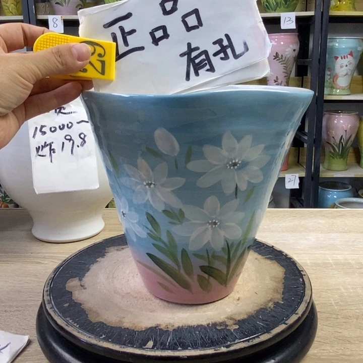 景德镇高温陶瓷花盆