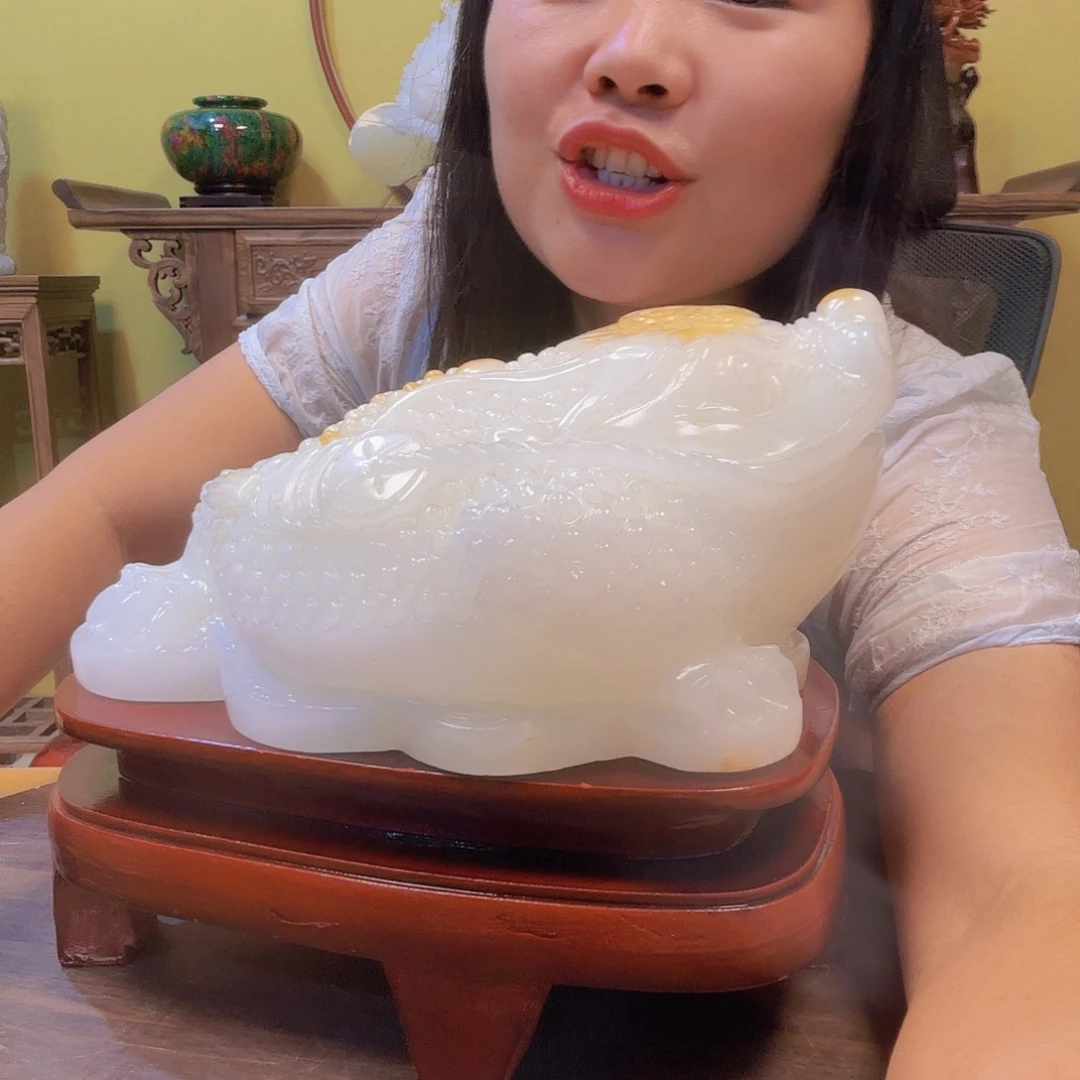 石材伊朗白冰摆件。，，，