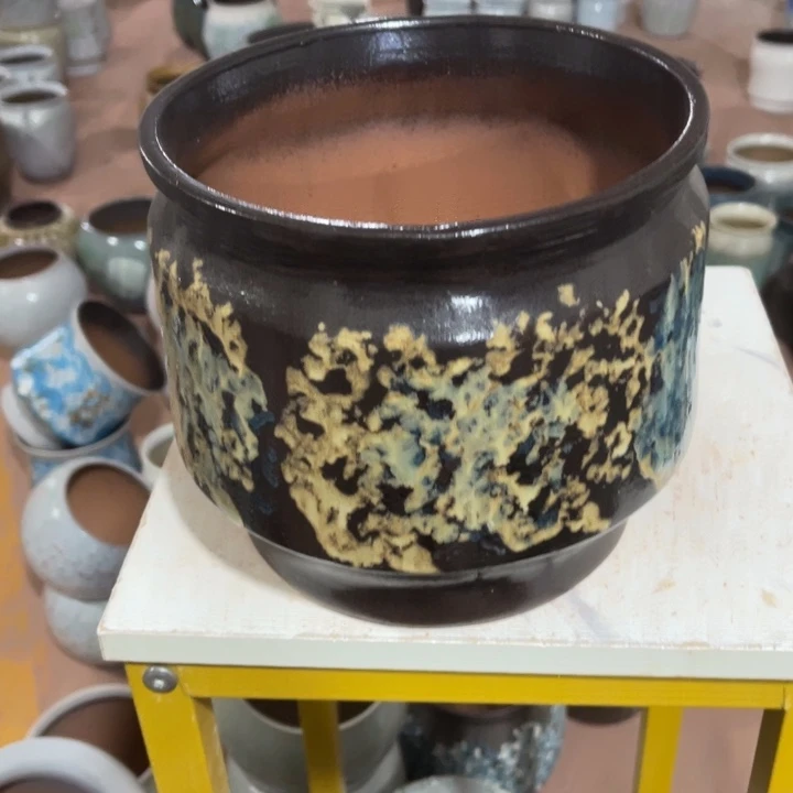 花盆紫砂口径21高度18一只小瑕疵