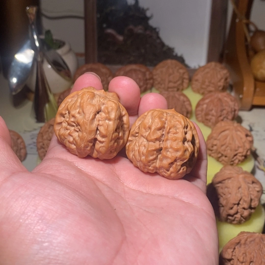 文玩核桃把件38蛤蟆头