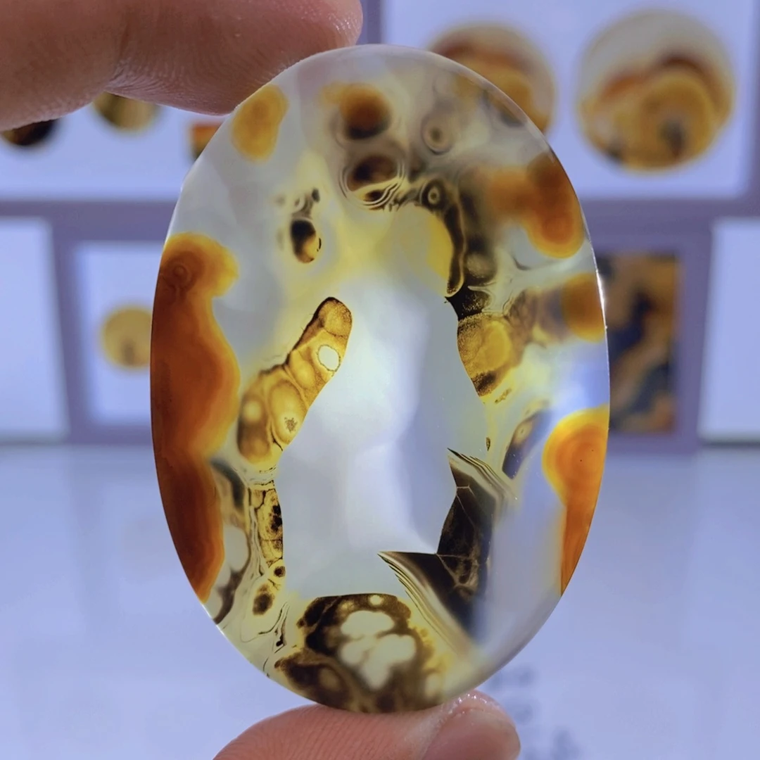 玛瑙/玉髓吊坠(不含链)未镶嵌716