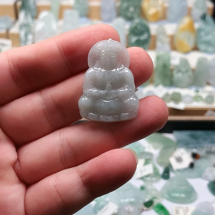 吊坠(不含链)未镶嵌翡翠20观音