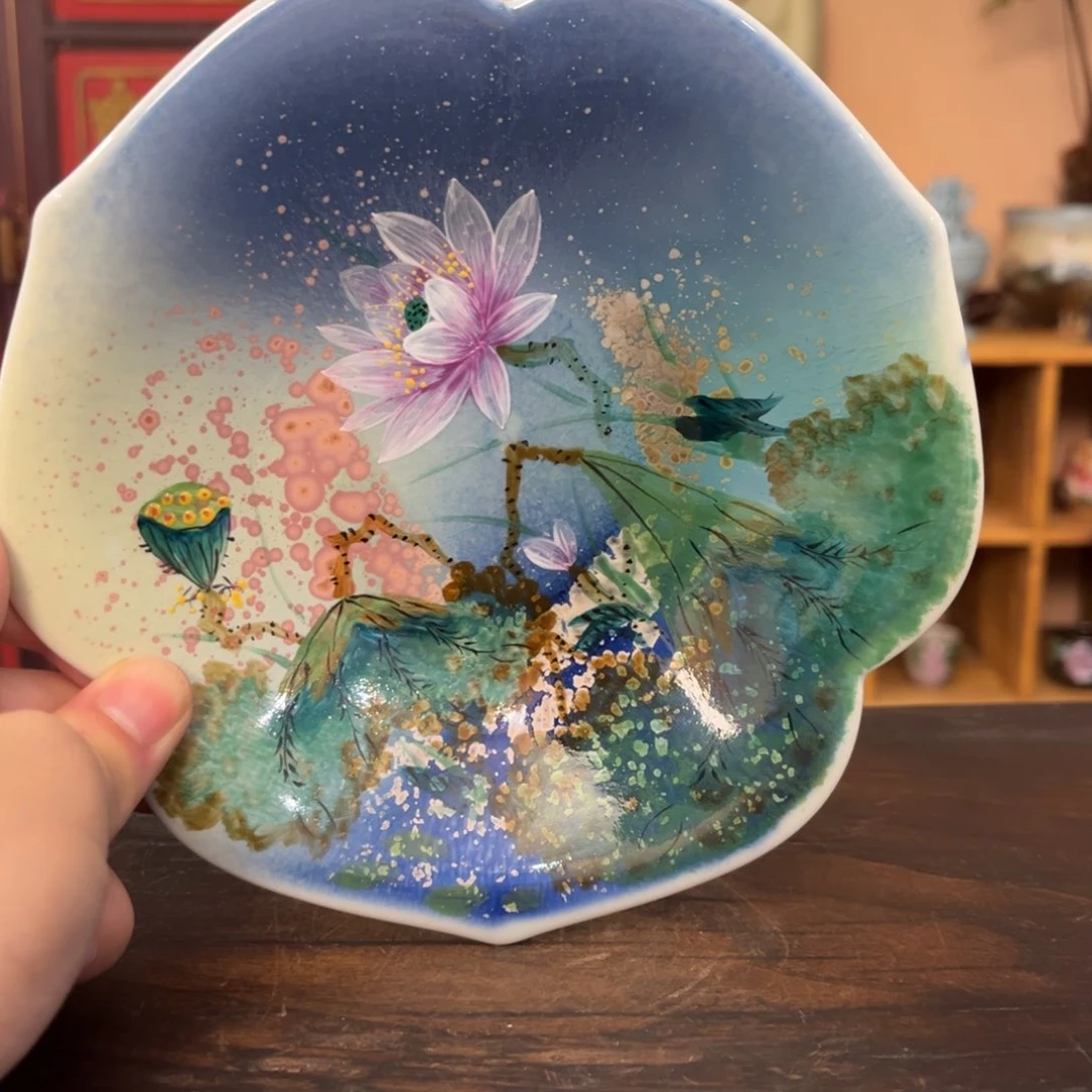 柴烧手工手绘陶瓷