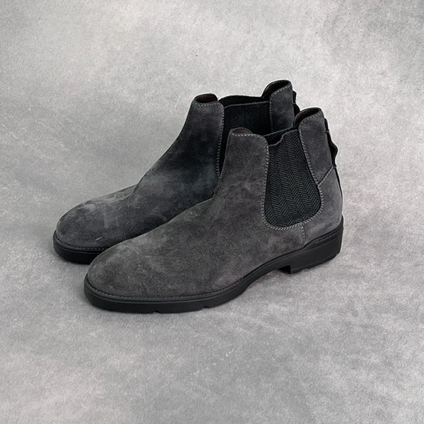 ERMENEGILDO ZEGNA 杰尼亚牛皮男士经典百搭切尔西靴A5066Z