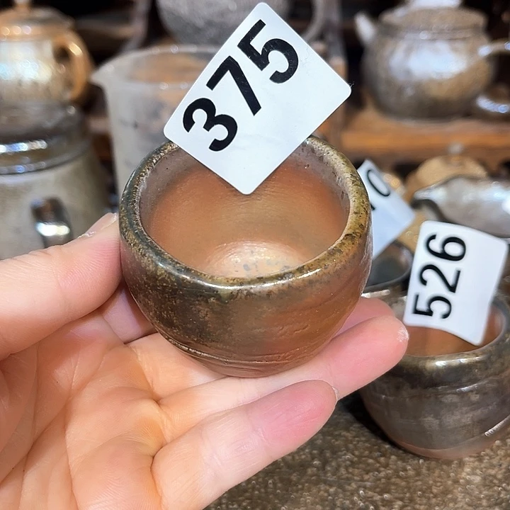 杯高温柴烧陶泥主人杯