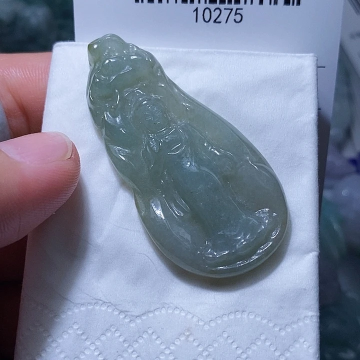 翡翠未镶嵌颈饰天光墟翡翠市场现金代购