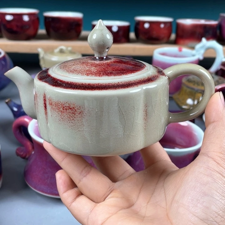 瓷片钧瓷茶器……微微瑕